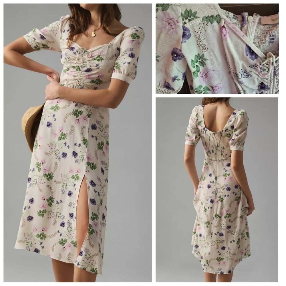 Anthropologie Favorite Daughter The Vineyard Dress Floral Dress Size 6